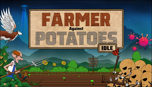농부와 감자 적을 내세운 Farmer Against Potatoes Idle 공식 Steam 대표 이미지