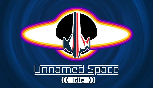 외계 함대와 맞서는 우주선을 보여 주는 Unnamed Space Idle 공식 Steam 대표 이미지